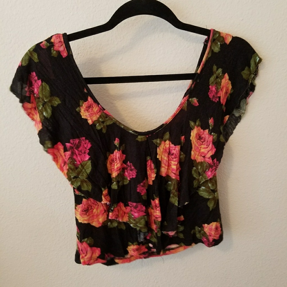 Floral Crop top